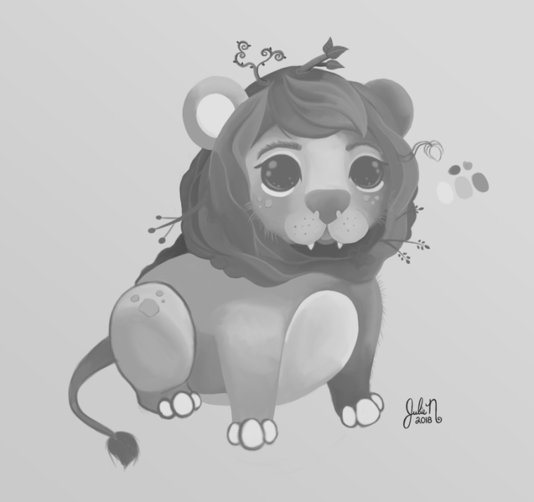 0_1519519550546_Leaf Lion Grayscale.png