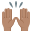 :raising_hands_medium_skin_tone: 🙌🏽