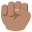 :raised_fist_medium_skin_tone: ✊🏽