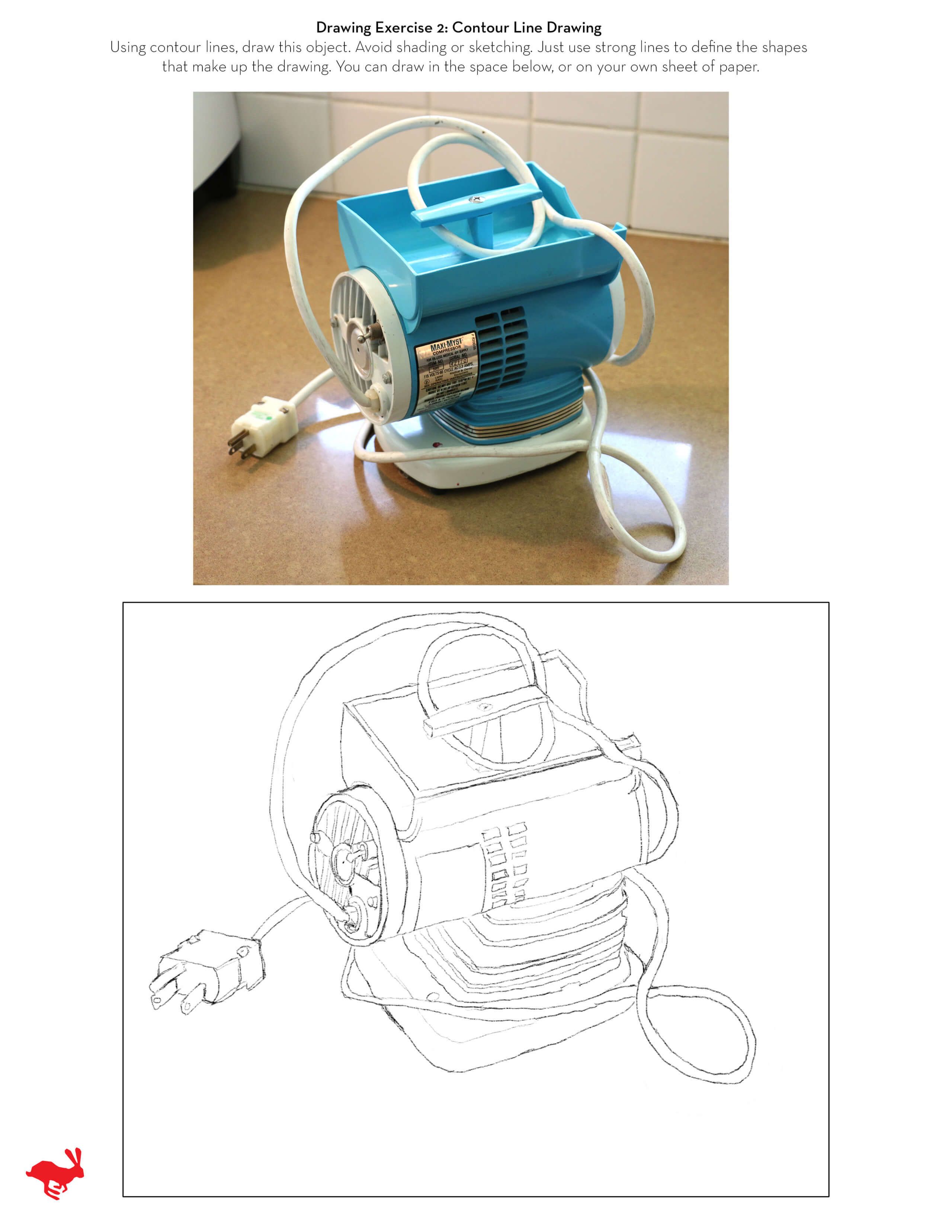 Exercise 2 – Contour Drawing Objects